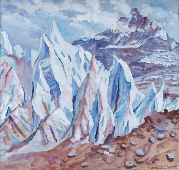 Séracs dans les Bossons