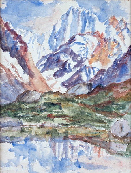 Lac de Montagne aux rochers