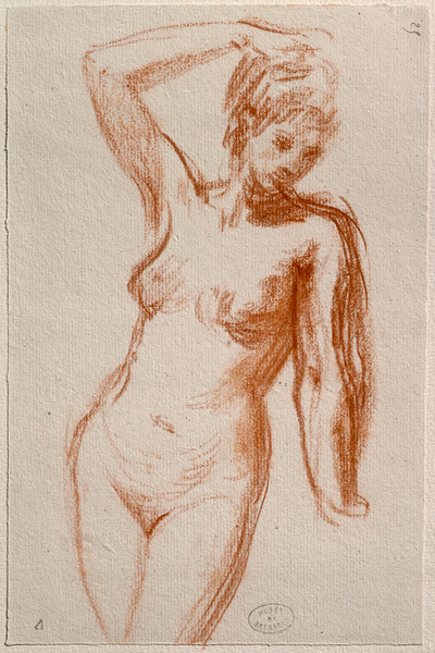 Croquis d'après nature ; Etude pour la Finale du Rheingold, lithographie, 1877, H.18 (Autre titre)