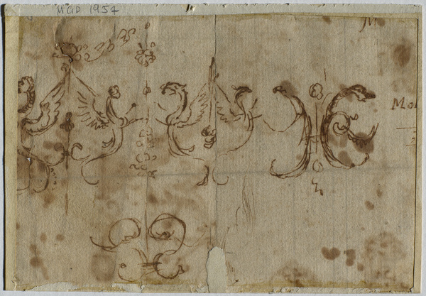 Grottesques ; Croquis à la plume (Ancien titre) ; Projet de décoration (Autre titre)