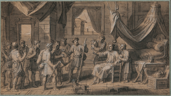 Jacob envoyant ses fils acheter du blé en Egypte