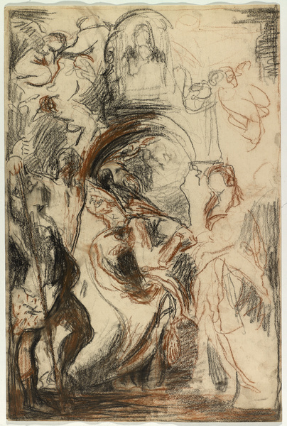 Copie d'après le Saint Grégoire de Rubens