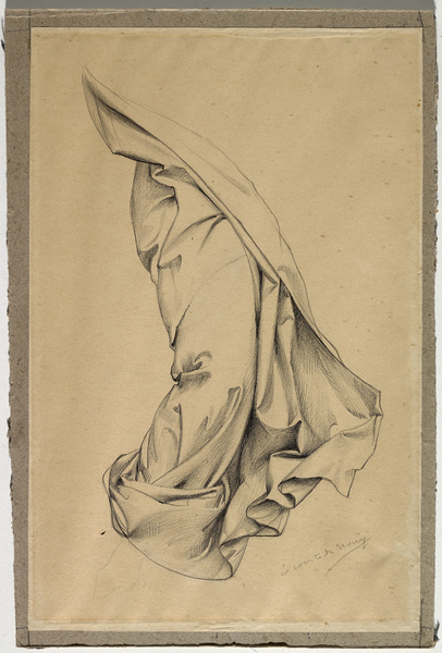 Etude de draperie