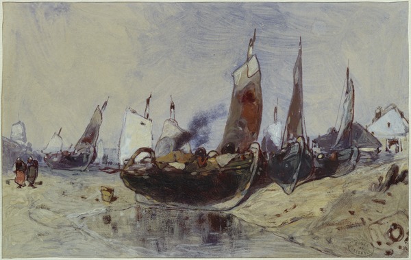 Bateaux au bord de l'eau