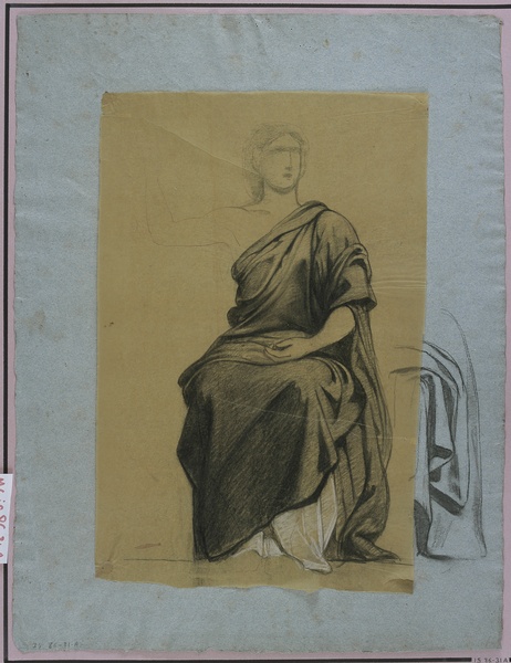 Vestibule, Architecture : étude de drapé