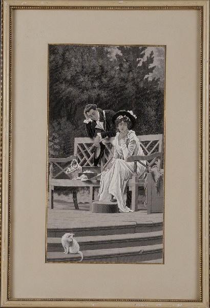 couple sur un banc