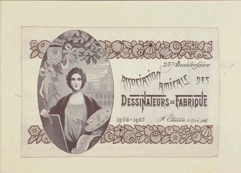 25e anniversaire Association amicale des dessinateurs de fabrique ; Association amicale des dessinateurs de fabrique