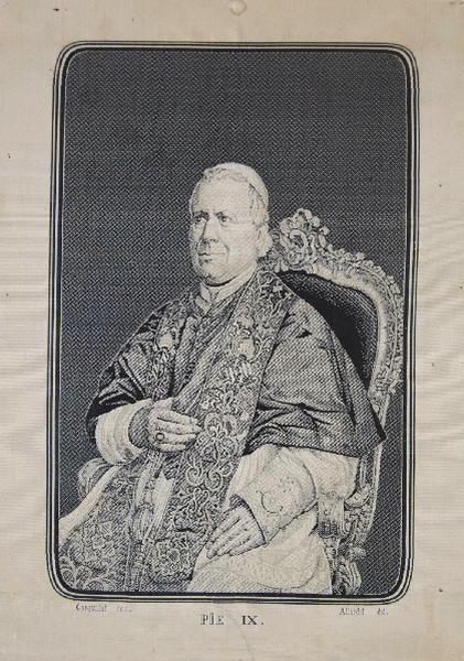 Pie IX ; portrait de Pie IX