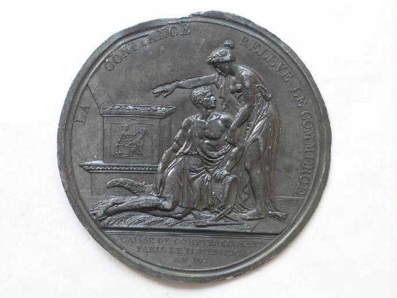 La confiance relève le commerce (avers)