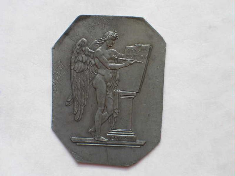 Le génie de la France gravant la Constitution