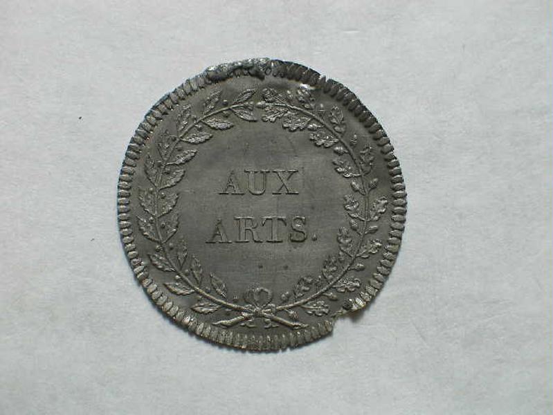 Aux arts (revers)