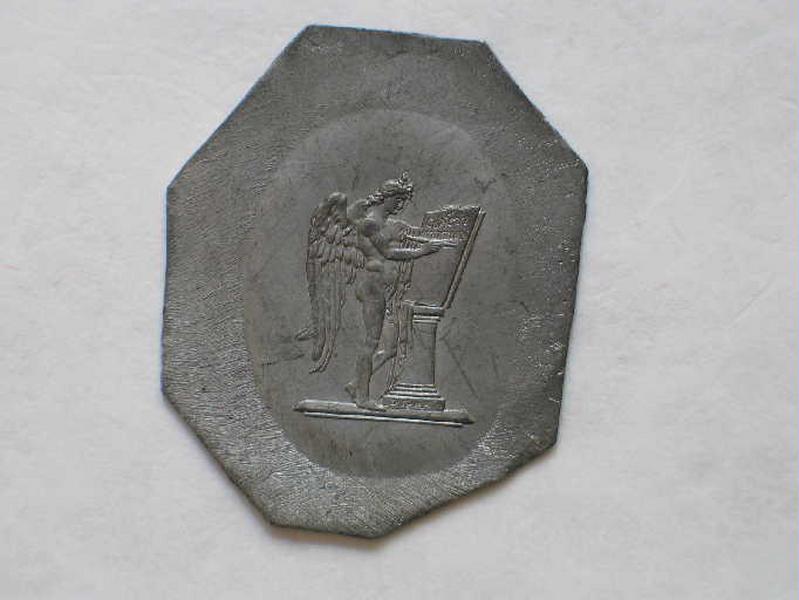 Le génie de la France gravant la Constitution