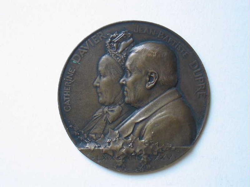 Portraits de Catherine Davier et de Jean-Baptiste Dupré