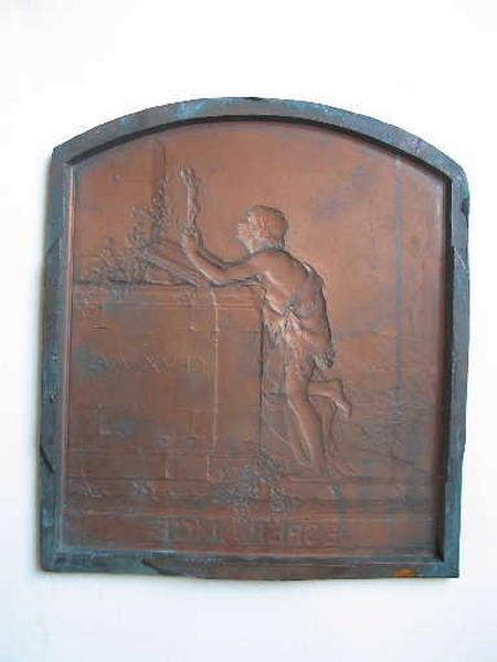 Espérance ; Revers de la plaque Rédemption