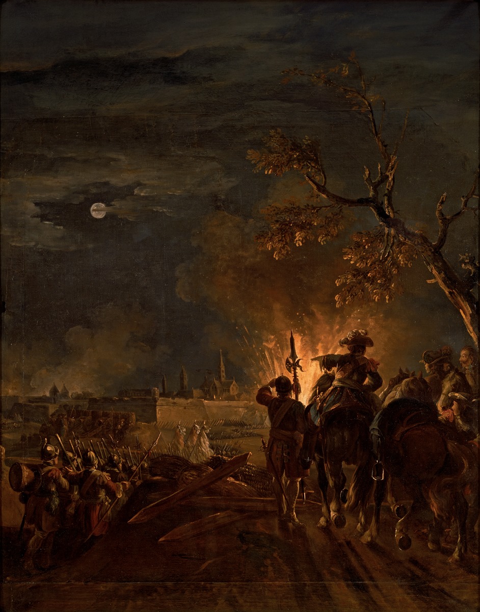 Attaque d'une ville la nuit