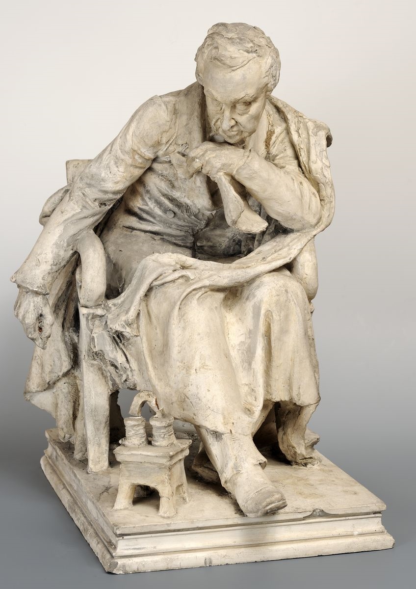 Projet de monument à Ampère ; Ampère en inventeur inspiré