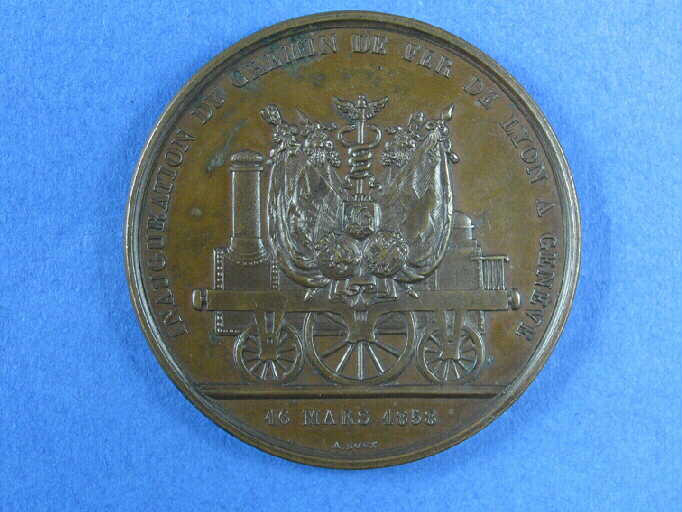 Inauguration du Chemin de fer de Lyon à Genève. 16 mars 1858