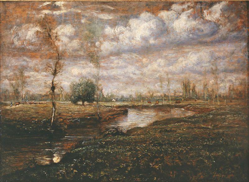 paysage aux environs de Lyon