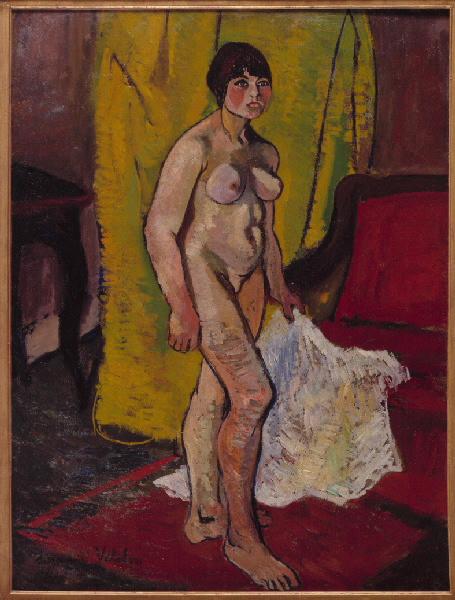 Nu à la draperie blanche ; Nu debout