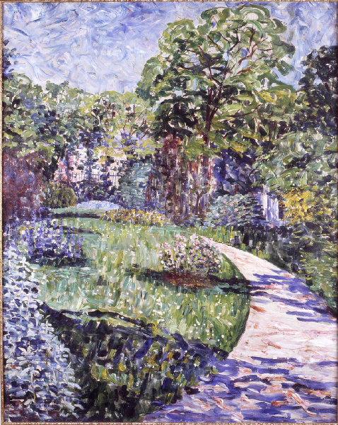 Allée du jardin de Bonnières