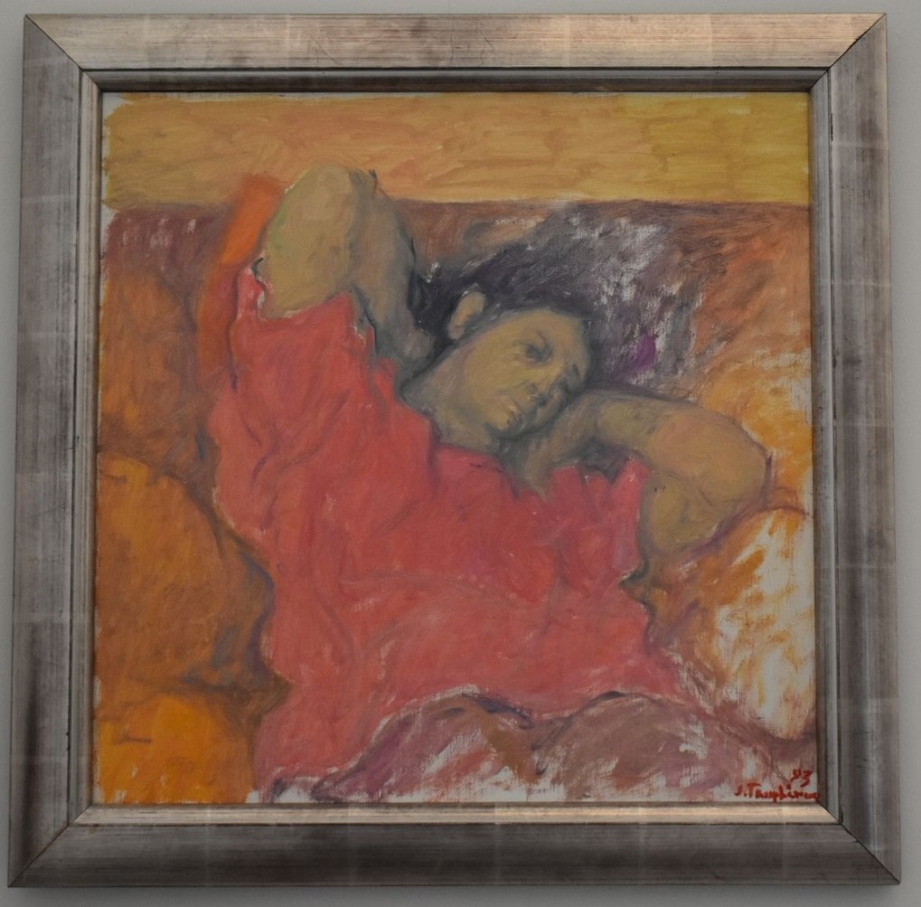 Aimée au corsage rose ; Portrait de femme