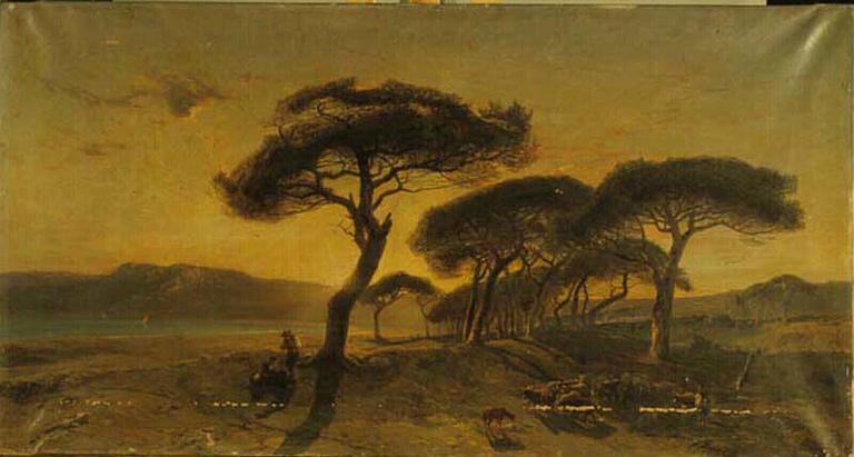 Coucher de soleil en Provence