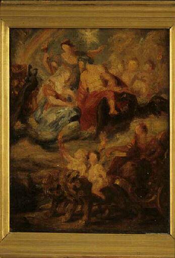 Entrevue de Henri IV et de Marie de Médicis