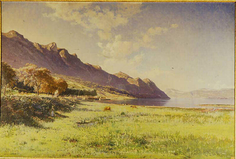 Fin d'été en Savoie. Le lac du Bourget