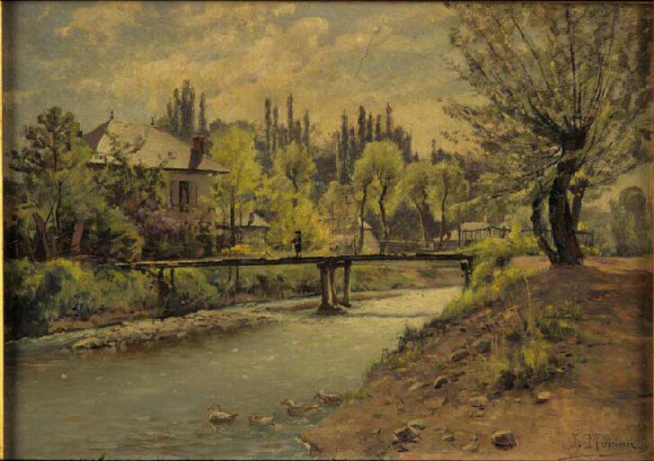 Le matin au pont des chèvres