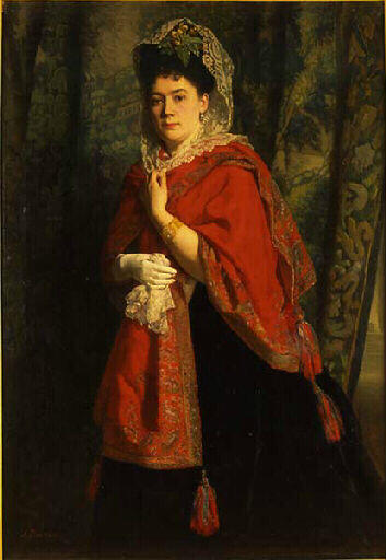 Sortie de bal - Portrait de Mme Savoyen