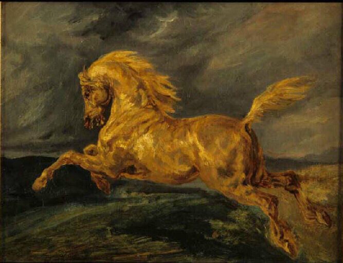 Cheval au galop