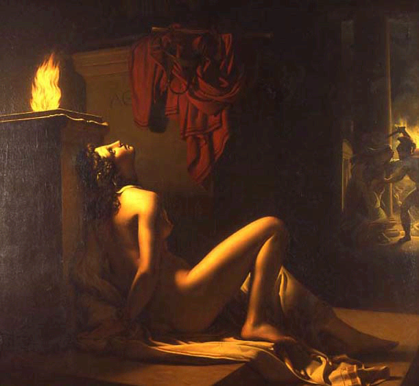 Cassandre implorant la vengeance de Minerve contre Ajax