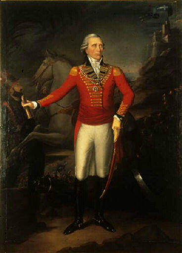 Portrait du général de Boigne après la bataille de Patan