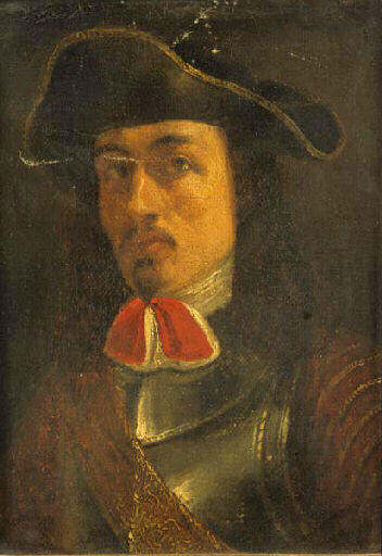 Portrait d'homme en cuirasse