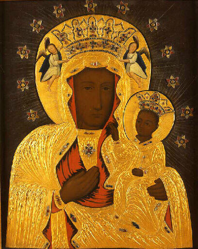 Icône : Vierge noire de Cestokova