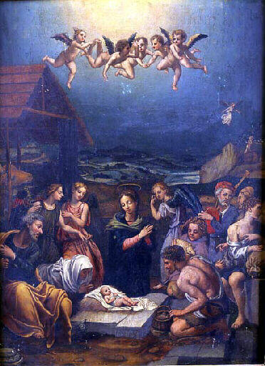 Adoration des bergers ; Nativité