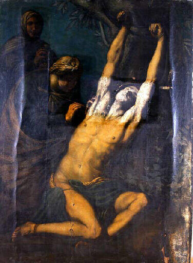 Saint Sébastien soigné par Sainte Irène
