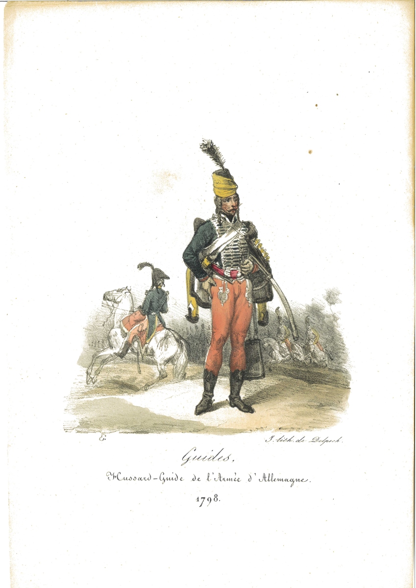 Hussard-guide de l'Armée d'Allemagne 1798