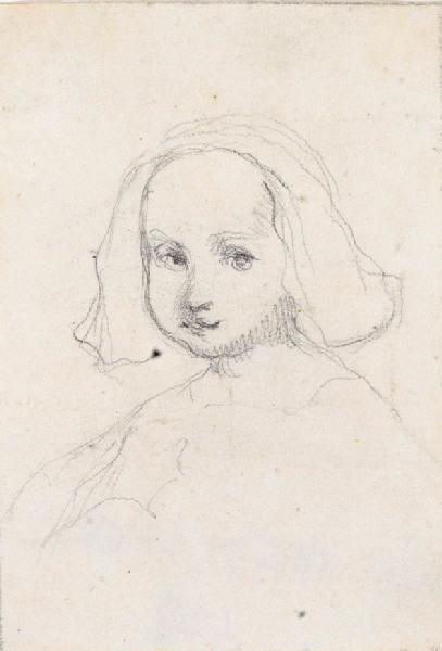 Petite fille (titre factice) ;  Ancien titre : Portrait de petite fille