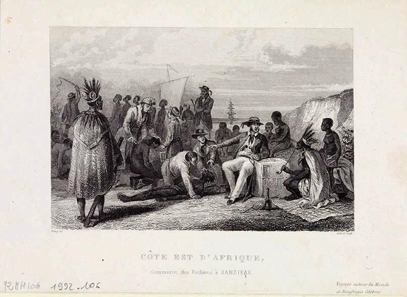 Côte Est d'Afrique, commerce des esclaves à Zanzibar