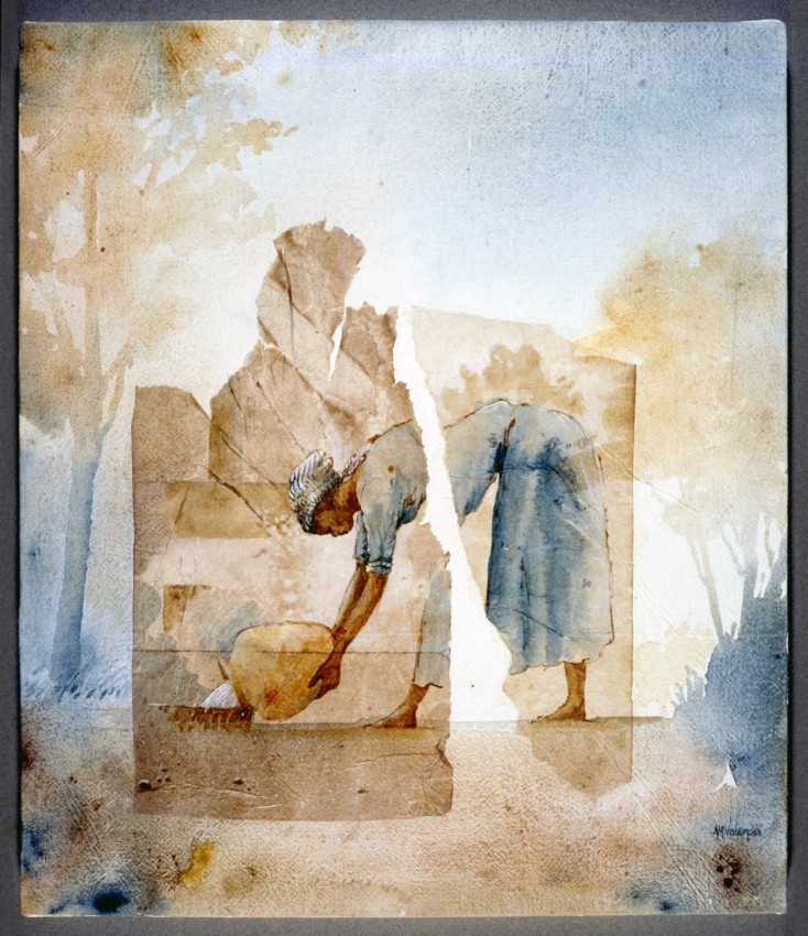 A ce que l'auge soit remplie