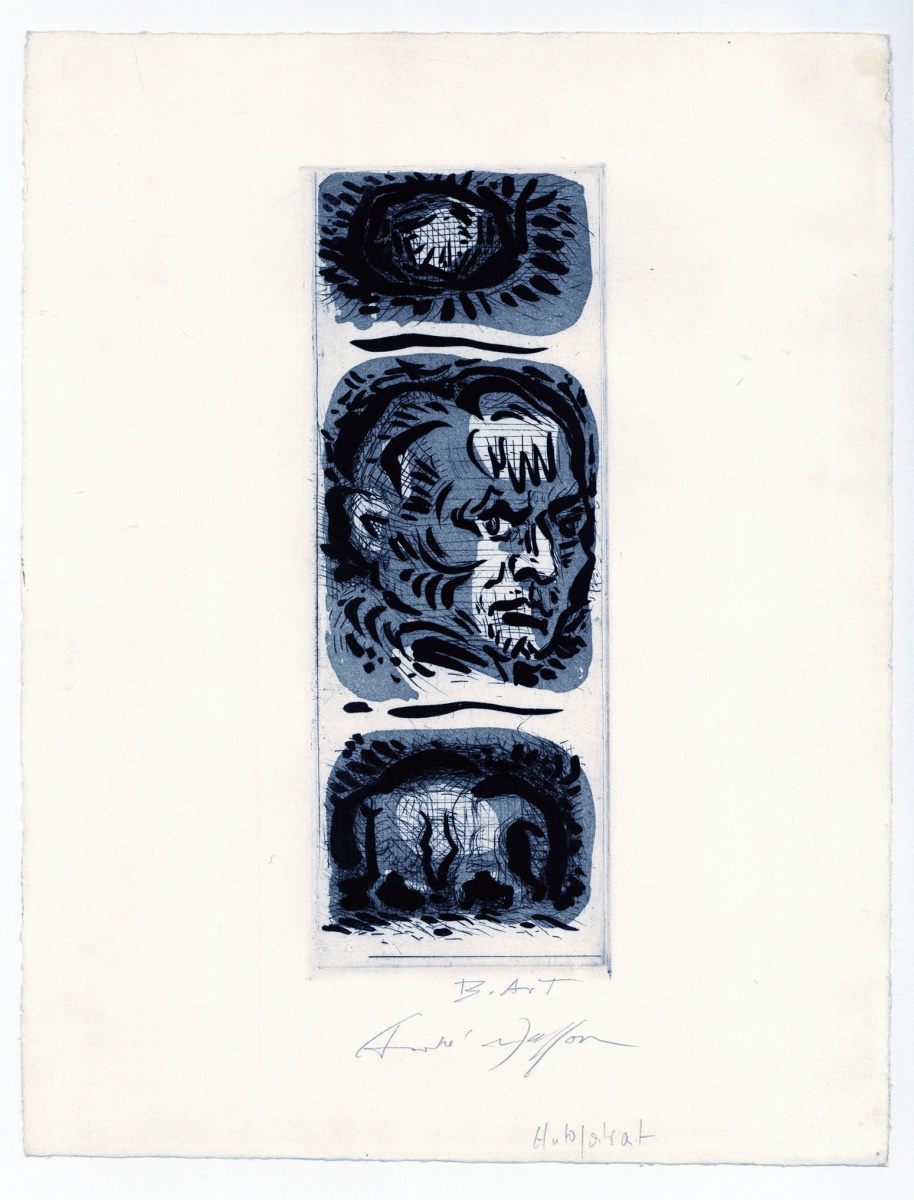 Autoportrait II (remarque  pour Sisyphe, 2e état)