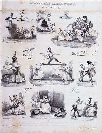 Diableries fantastiques, petites macédoines, Le Charivari, numéro 100, volume 5, 8 mars 1833