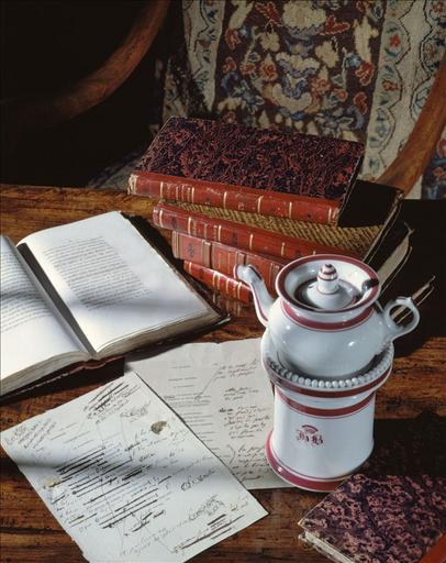 Cafetière de Balzac, épreuve corrigée des Illusions Perdues, La Pâquerette, livres de la bibliothèque personnelle de Balzac