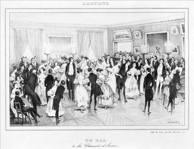 Un bal à la Chaussée d'Antin, L'Artiste