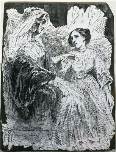 Josépha et la Baronne Hulot dans La Cousine Bette , édition Furne