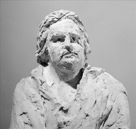 Maquette originale pour le monument à Balzac ; #Maquette originale pour le monument à Balzac (détail)