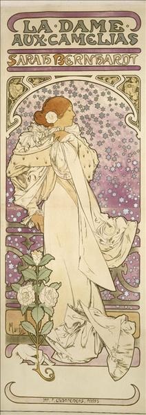 Sarah Bernhardt en Dame aux Camélias