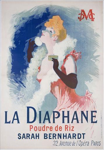 La Diaphane / Poudre de Riz / Sarah Bernhardt / 32, avenue de l'Opéra, Paris
