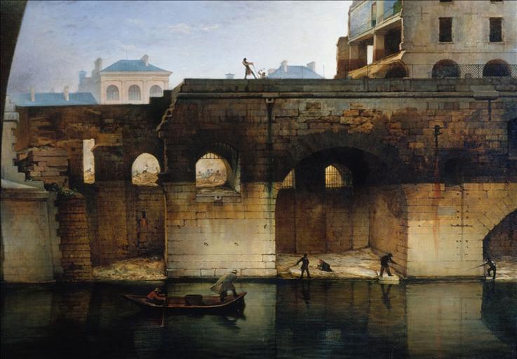 Démolition de l'ancien Hôtel-Dieu : les cagnards (actuel 4ème arrondissement)